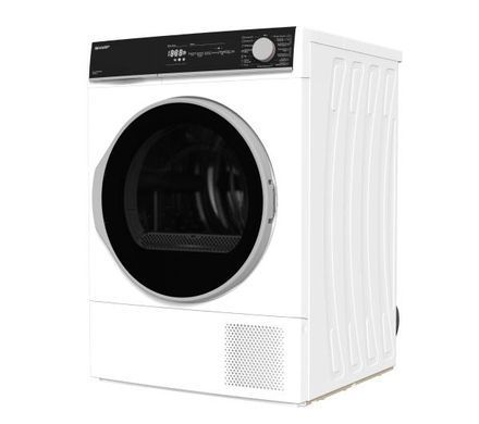 Сушильна машина Sharp KD-NHH8S7GW2-PL - 60,9 см - тепловий насос - 8 кг