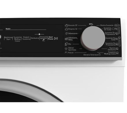Сушильна машина Sharp KD-NHH8S7GW2-PL - 60,9 см - тепловий насос - 8 кг