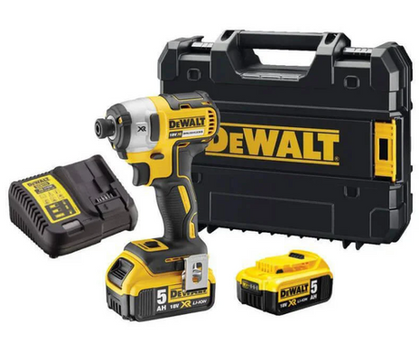 DEWALT НАБІР COMBO 18V DCK266P2 (DCD796, DCF887) 2x5,0Ah TOUGH SYSTEM