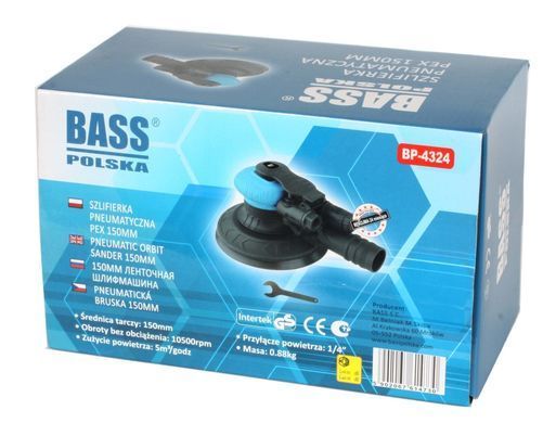 Пневматический шлифовальный станок эксцентриковый PEX 150мм Bass Polska 4324