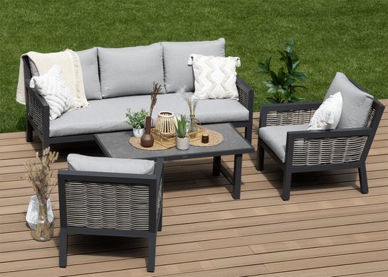 Садові меблі для тераси будинку Furrore Olympia caffe Grey
