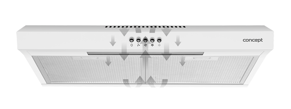Вытяжка Concept Opp1260wh