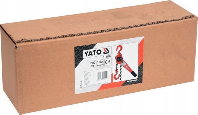 YATO ВАЖІЛЬНИЙ ЛАНЦЮГОВИЙ ПІДЙОМНИК 1,5Т*1,5м