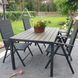 Комплект садовой мебели SYDNEY dark grey 6+1 Teak Bj&oslash;rkka