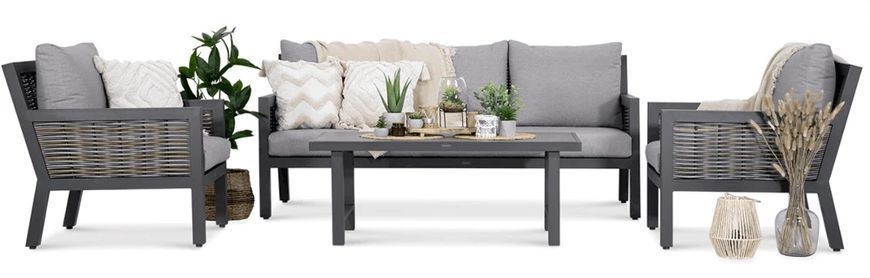 Садові меблі для тераси будинку Furrore Olympia caffe Grey