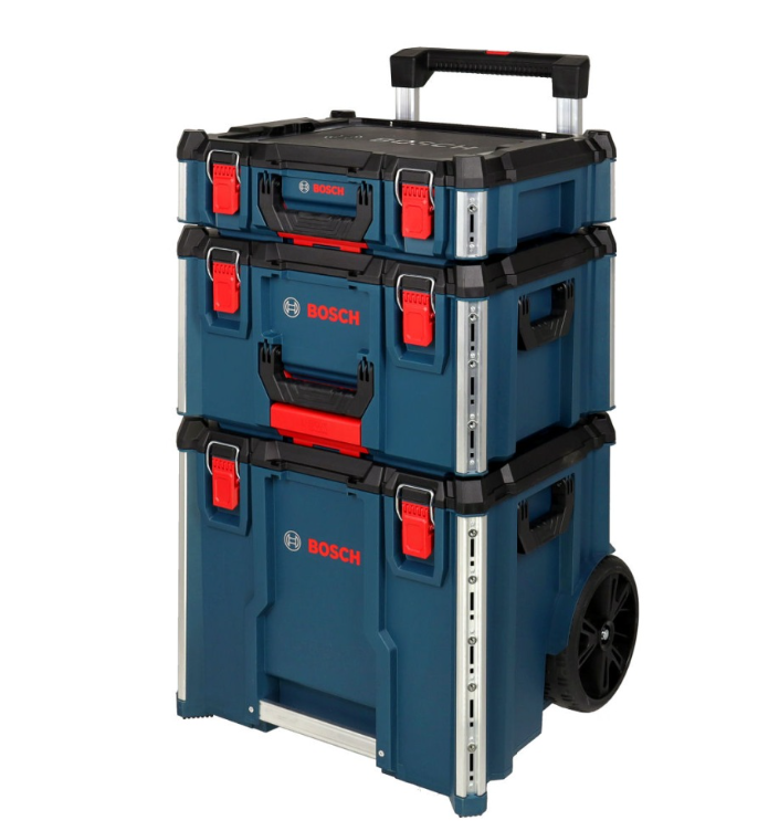 Набор чемоданов для инструментов Bosch L-BOXX Contractor 3 шт (476, 322, 170) на колёсах