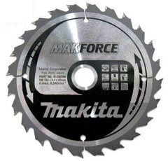 Пильный диск для дерева makforce 190x30 24z Makita
