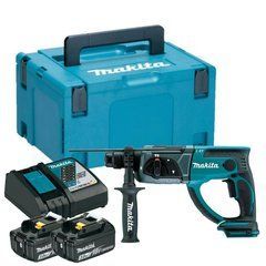 MAKITA ПЕРФОРАТОР 18V DHR202RFJ 1,9J 2x3,0Ah