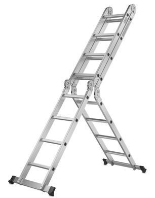 Шарнірна драбина 4.7 м Geko G02441