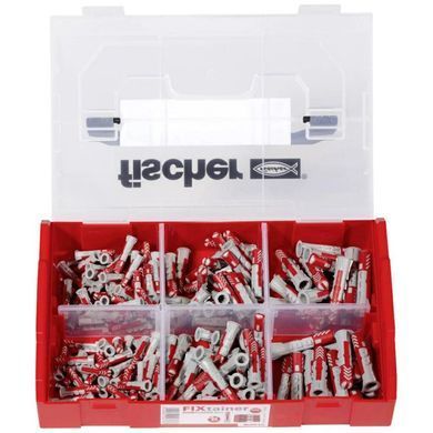 Набор дюбелей Fischer Fixtainer Duopower