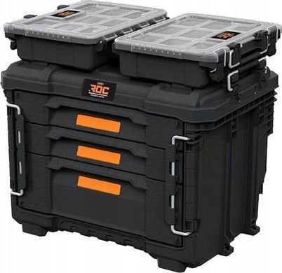 KETER СКРИНЬКА ДЛЯ ІНСТРУМЕНТІВ 2-ШУХЛЯДИ XL ROC PRO GEAR 2.0