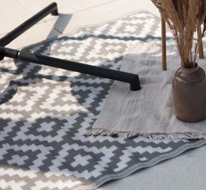 Килим для тераси і балкона Scandi Grey 160х230 см UV-стійкий&nbsp;MoodMe