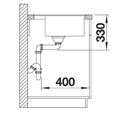 Кухонна мийка Blanco DALAGO 5-F 527244 - сірий
