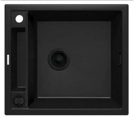 Кухонна мийка Deante Magnetic ZRM N103 чорний - граніт, вбудовується в стільницю