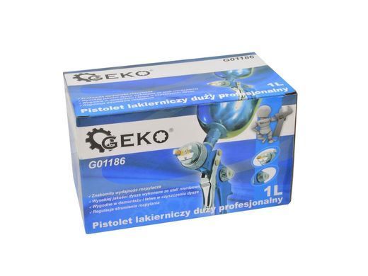Пістолет-розпилювач Profi з металевим баком 1000 мл Geko G01186