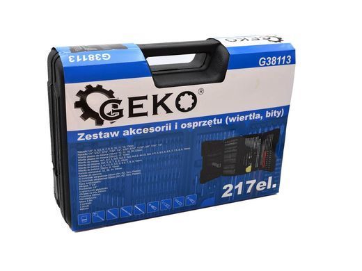 Універсальний набір інструментів 217 штук Geko G38113