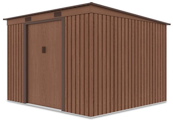 Сарай для господарського інвентарю 261x241 см Hardmaister Oregon Горіх