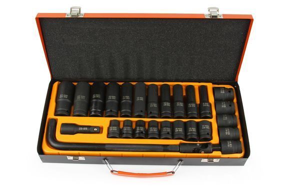 Набір торцевих ключів 1/2" 27 шт. шестигранник BJC /8-24мм/ Mar-Pol M58233