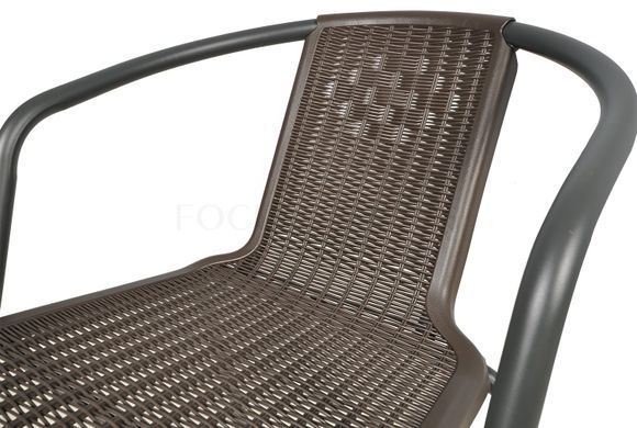 Набор стульев для сада 6 шт SIMPLE Brown Focus Garden