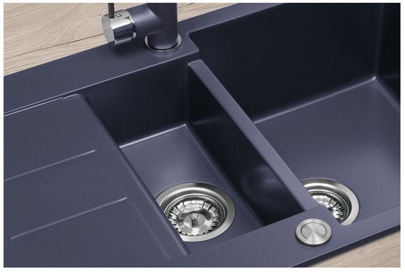 Кухонна гранітна мийка зі зливом Concept dg205c60dg графітова