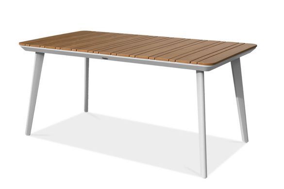 Дачный стол и стулья Focus Garden Tacoma 160/6 Белый