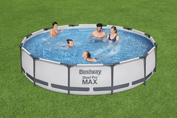 Круглий басейн на каркасі Steel Pro Max Bestway 56416