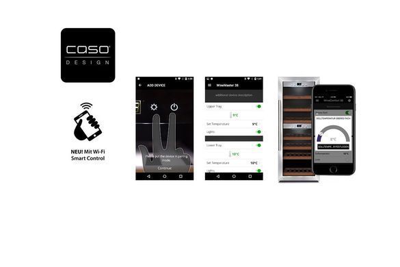 Винний холодильник CASO WineChef Pro 126-2D