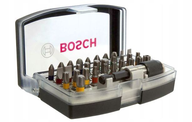 Набір біт Bosch Extra Hard з колірним кодуванням 32 шт 2607017319