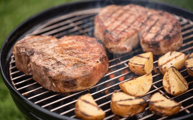 Портативный угольный гриль Smokey Joe Premium Weber