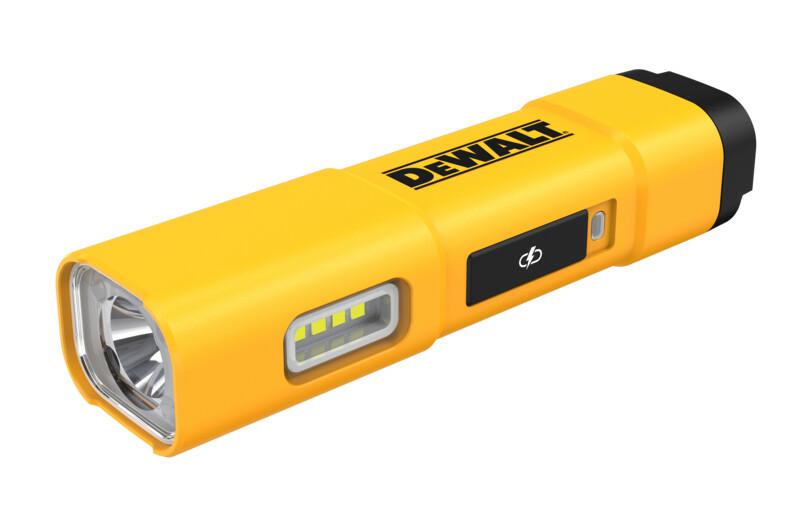 Фонарь аккумуляторный DeWalt DCL183 с USB-C, металлический, 1000 лм