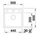 Кухонна мийка Blanco DALAGO 5-F 527244 - сірий