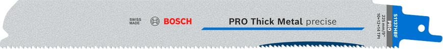 Пильний дисток bosch recimer pro thick metal precise s1137hbf 1,1 x 25 x 225 мм / 5 шт.