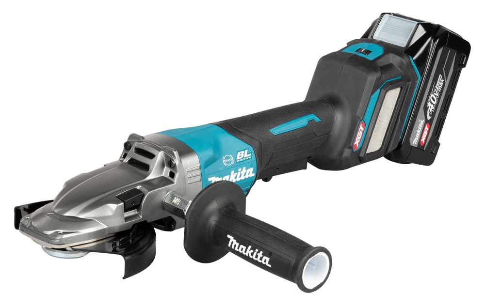 Бесщеточная аккумуляторная болгарка 125 мм 40V XGT Makita GA055GZ01