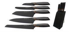 Набір із 5 ножів у блоці Edge Fiskars