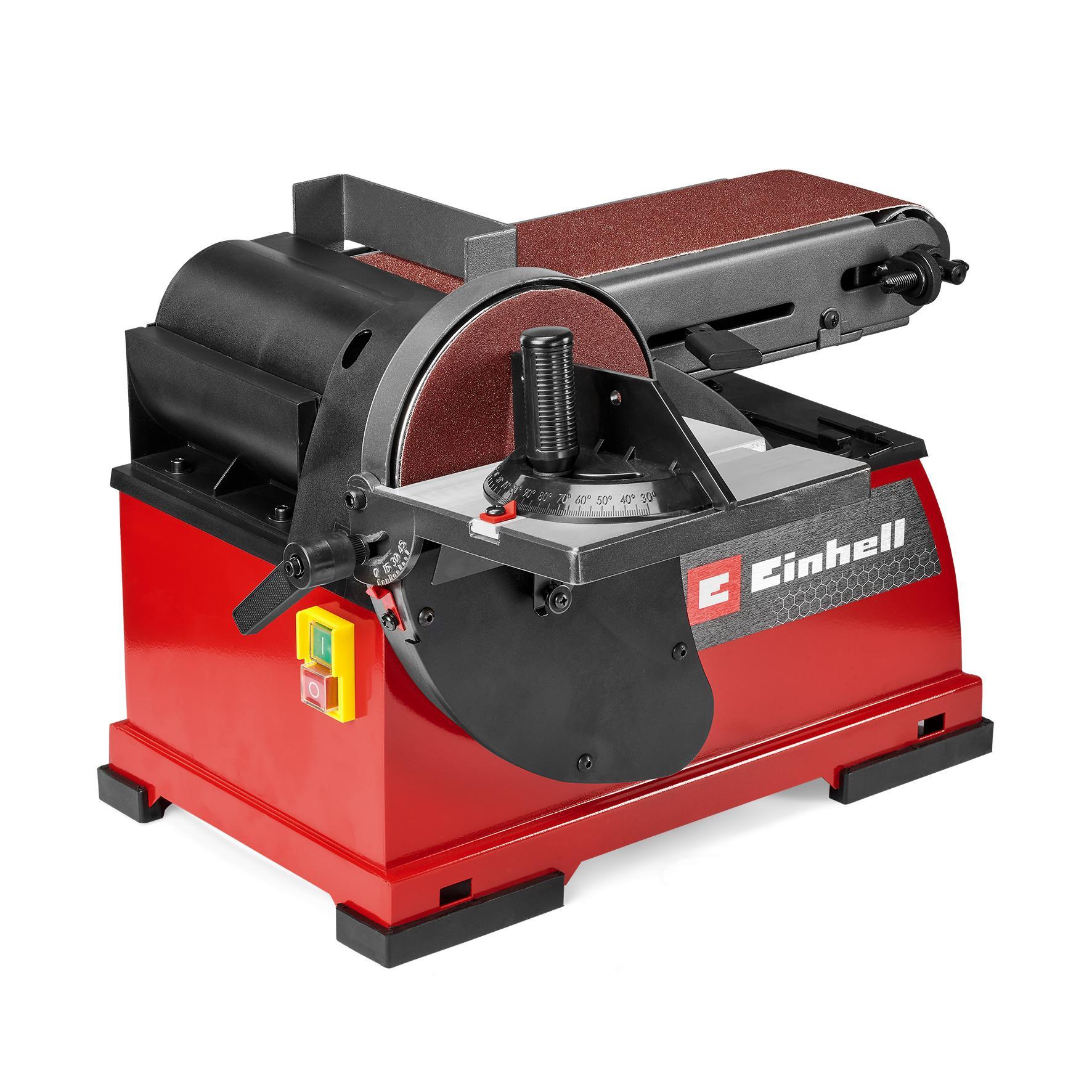Шлифмашина настольная ленточно-дисковая Einhell TE-US 400, лента и диск