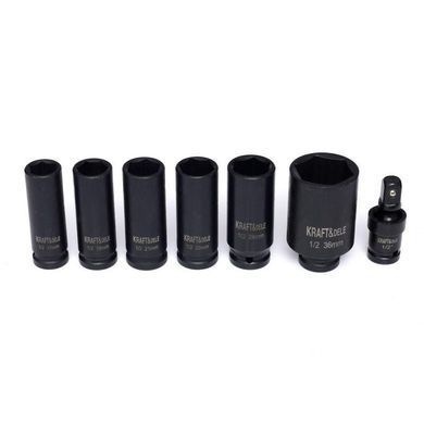 Набір ударних головок 1/2" 10-32 мм 16 шт Kraft&Dele KD11762