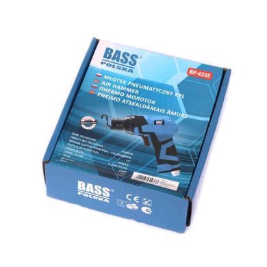 Пневматичний ударний молоток з набором зубил Bass Polska 4335