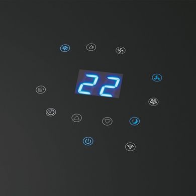 Портативний кондиціонер Wi-Fi Clatronic CL 3716 Voice Control чорний