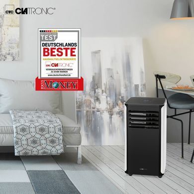 Портативний кондиціонер Wi-Fi Clatronic CL 3716 Voice Control чорний