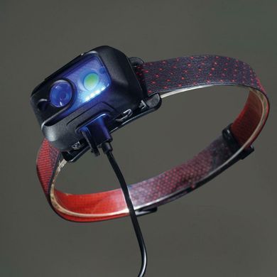 Налобний ліхтар Tiross із сенсором 5W Cree Xpg2/240 лм/5 Год/6500K Usb