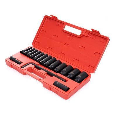 Набір ударних головок 1/2" 10-32 мм 16 шт Kraft&Dele KD11762