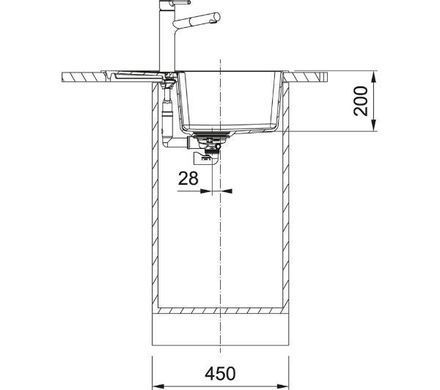 Кухонна мийка Franke Centro CNG 611-62 - онікс