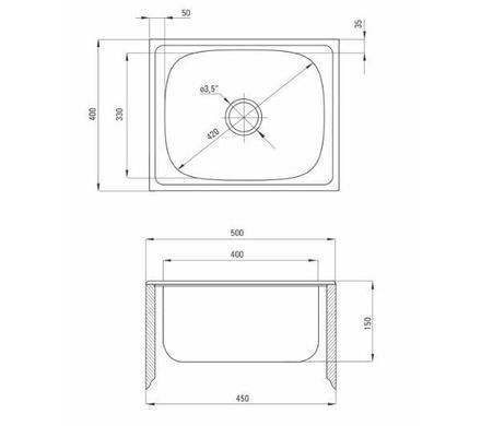 Кухонная мойка Deante Techno ZEU 310A