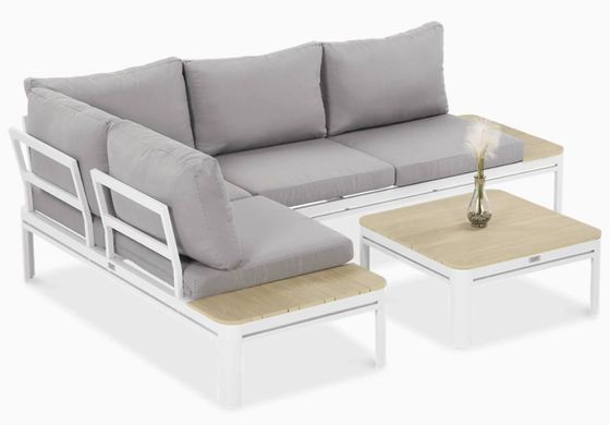 Садовий комплект меблів для тераси Raymond White White Focus Garden