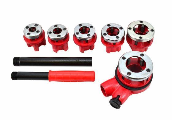 AWTOOLS РІЗЬБОНАРІЗУВАЧ ДЛЯ ТРУБ 6шт.1/4", 3/8",1/2", 3/4", 1", 1-1/4" НАБІР ВАЛІЗА