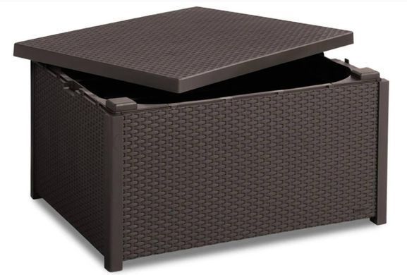 Стіл з шухлядою для зберігання коричневий Arica Box Keter