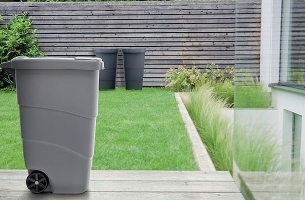 Сміттєвий бак для вулиці&nbsp;95 л на колесах&nbsp;Wheeler&nbsp;PROSPERPLAST