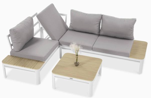 Садовий комплект меблів для тераси Raymond White White Focus Garden