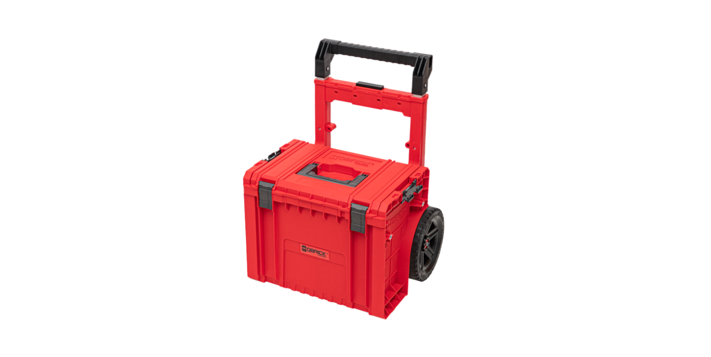 Тележка QBRICK SYSTEM PRO CART 2.0 PLUS RED ULTRA HD красная, 70 кг, телескопическая ручка