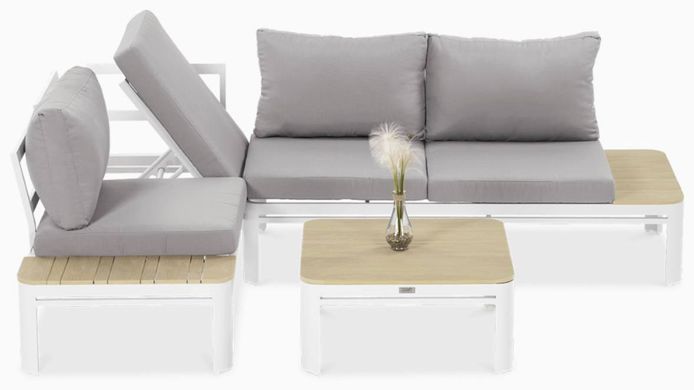 Садовий комплект меблів для тераси Raymond White White Focus Garden